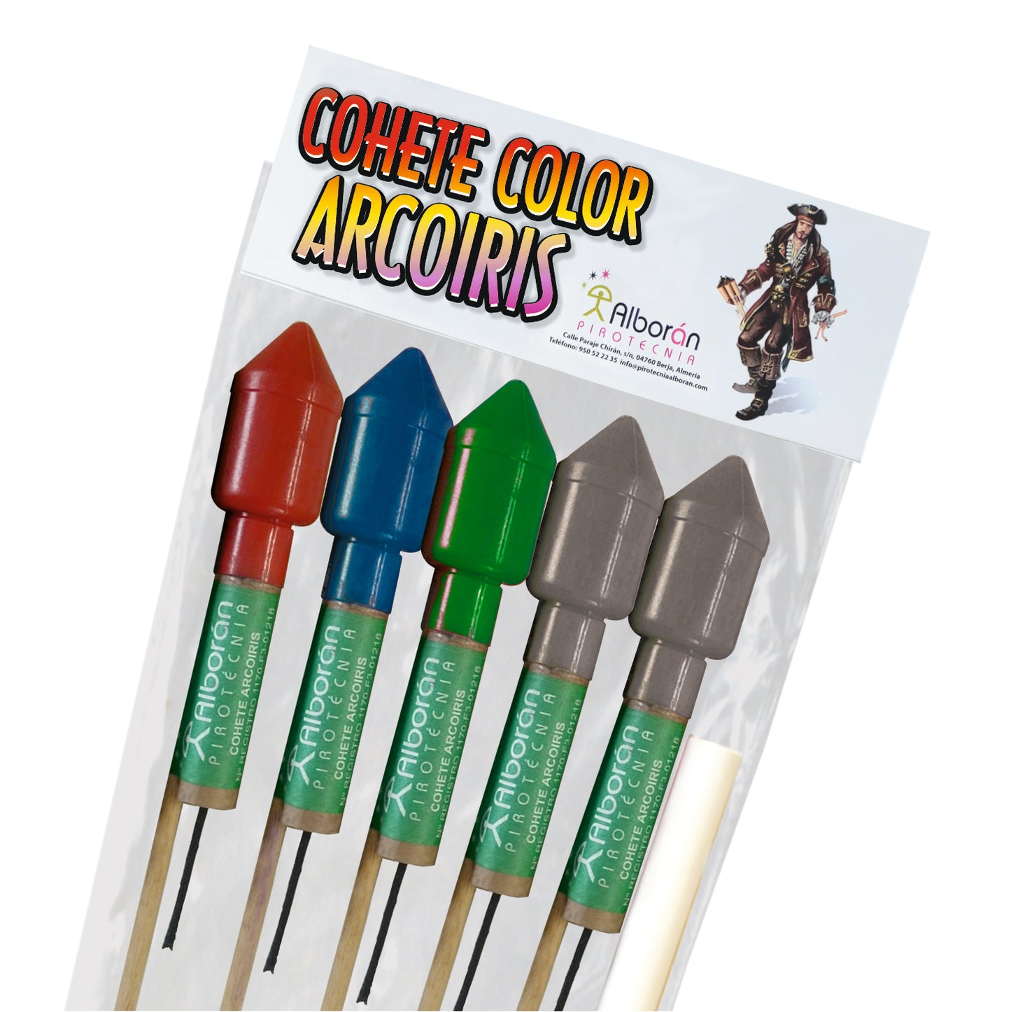 5 Cohets Arcoiris Alboran