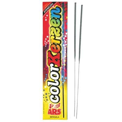 Bengala ColorKerzen 10uds