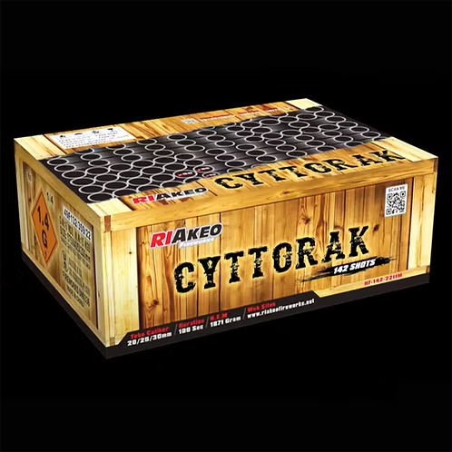 Batería Cyttorak 142 Disparos 100 segons 20-25-30mm