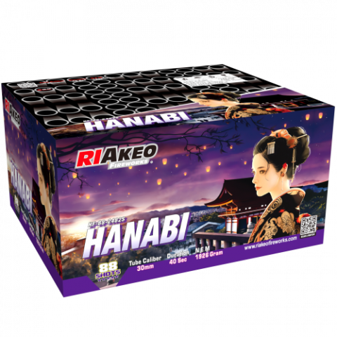 Batería Riakeo Hannabi 88 Disparos 40 segons